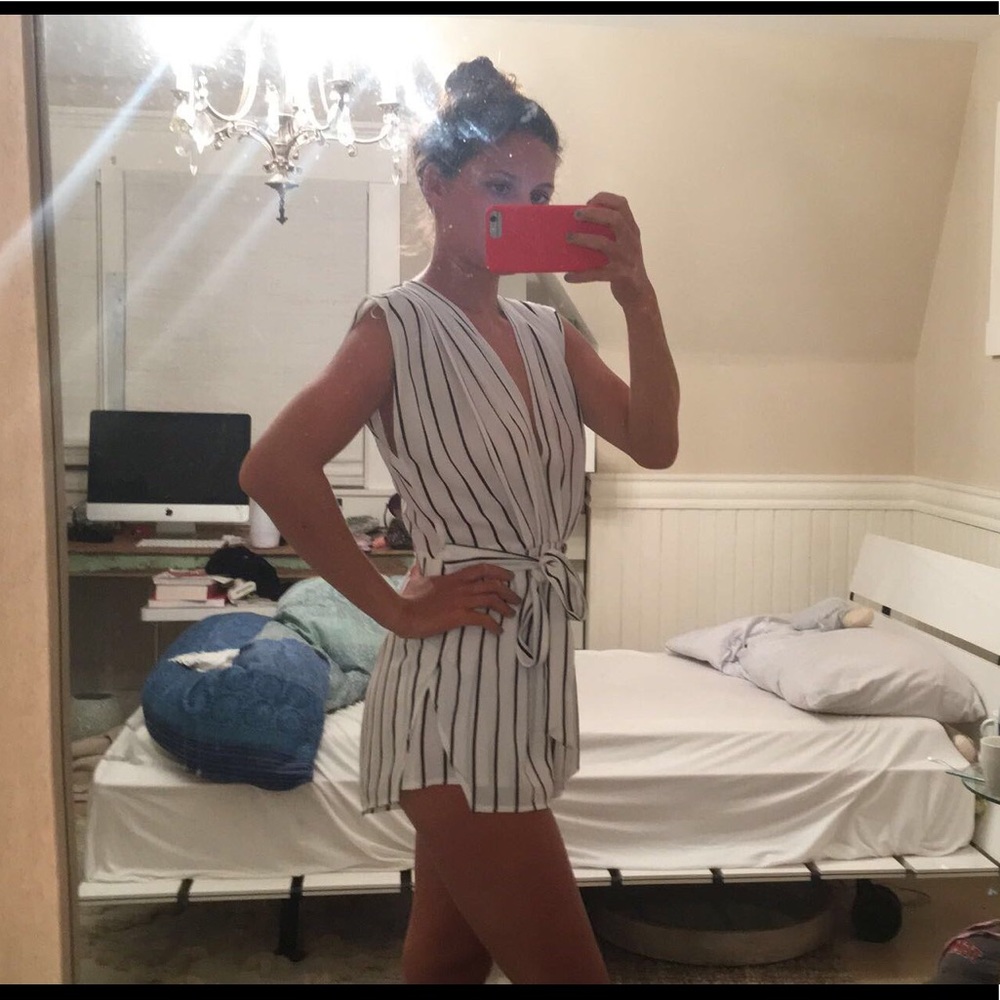 Black and White LF romper